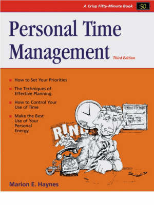 Book cover for Personal Time Mgmt 3e-50 Min