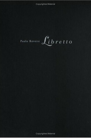 Cover of Libretto