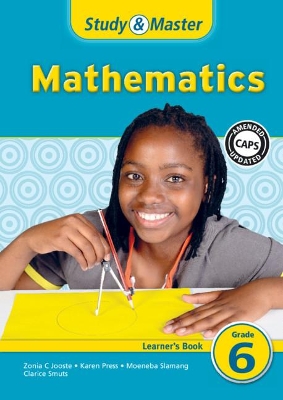 Cover of Study & Master Mathematics Learner's Book Grade 6 English