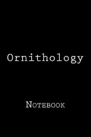 Cover of Ornithology