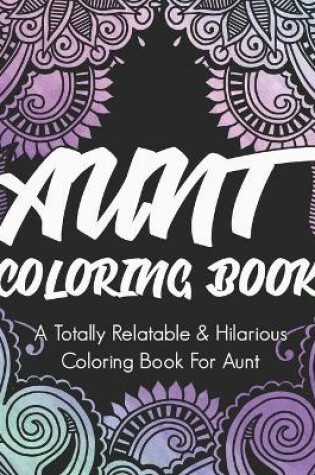 Cover of Aunt Coloring Book