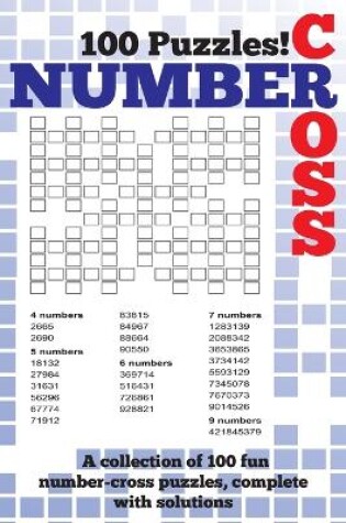 Cover of Number Cross Puzzle Book