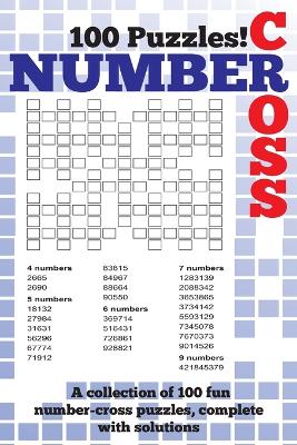 Book cover for Number Cross Puzzle Book