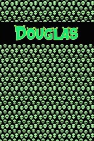 Cover of 120 Page Handwriting Practice Book with Green Alien Cover Douglas