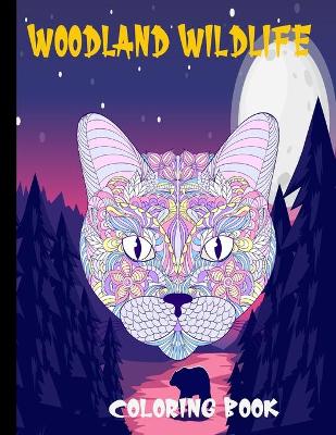 Book cover for Woodland Wildlife Coloring Book