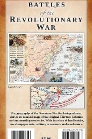 Cover of Battles of the Revolutionary War Map