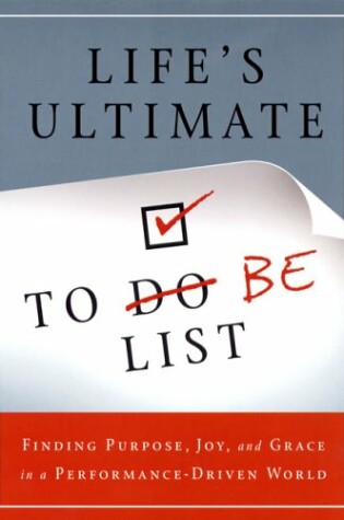 Cover of Life's Ultimate to Do Be List