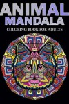 Book cover for Animal Mandala Coloring Book for Adults