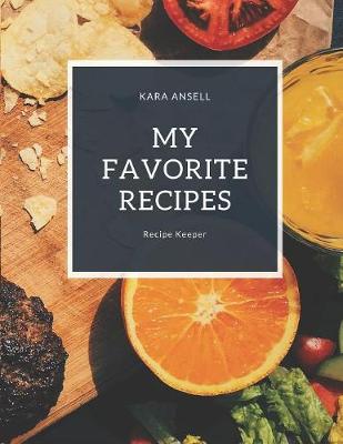 Book cover for My Favorite Recipes