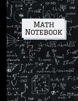 Book cover for Math notebook