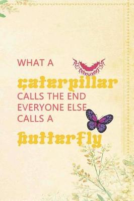 Book cover for What A Caterpillar Calls The End Everyone Else Calls A Butterfly