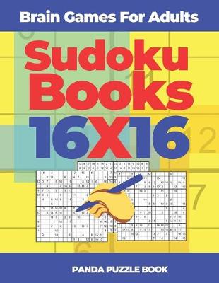 Book cover for Brain Games For Adults - Sudoku Books 16 x 16