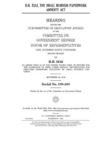 Cover of H.R. 5242