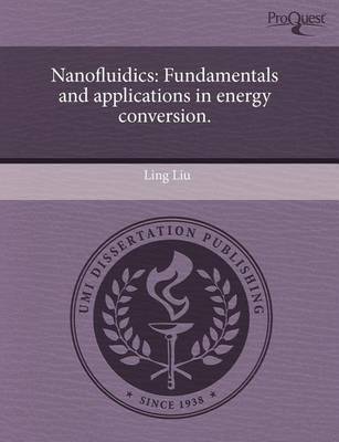 Book cover for Nanofluidics