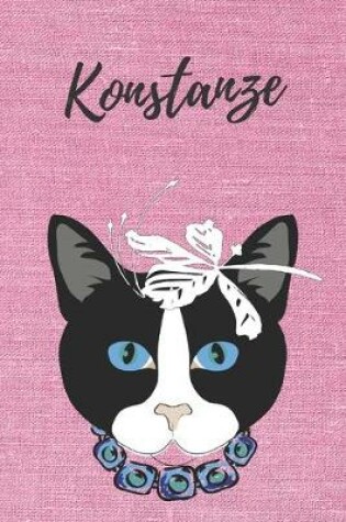 Cover of personalisiertes Notizbuch Katze / Notizheft / Journal / Malbuch / Tagebuch / Kritzelbuch / DIN A5 / Geschenk Konstanze