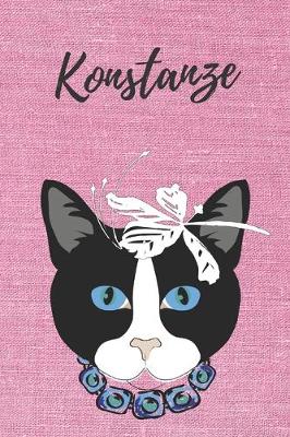 Book cover for personalisiertes Notizbuch Katze / Notizheft / Journal / Malbuch / Tagebuch / Kritzelbuch / DIN A5 / Geschenk Konstanze