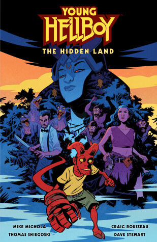 Book cover for Young Hellboy: The Hidden Land