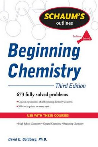 Cover of Schaum's Outline of Beginning Chemistry, Third Edition