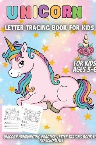 Cover of Letter Tracing Book For Kids Ages 3-6