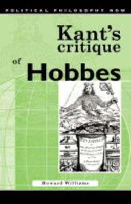 Book cover for Kant's Critique of Hobbes