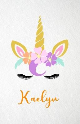 Book cover for Kaelyn A5 Lined Notebook 110 Pages