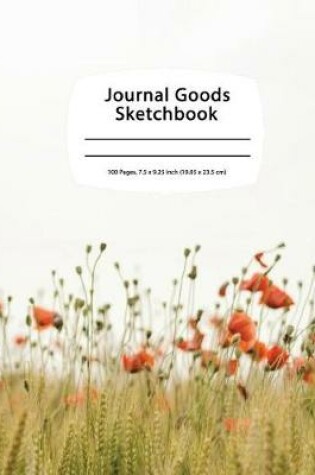 Cover of Journal Goods Sketchbook - Flower Field