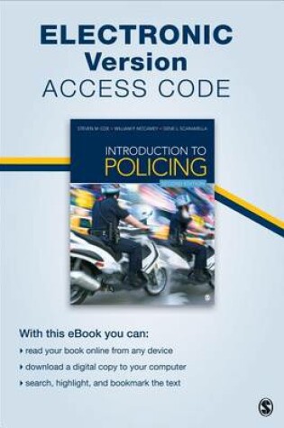 Cover of Introduction to Policing Electronic Version