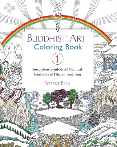 Book cover for Buddhist Art Coloring Book 1