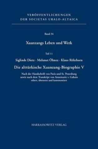 Cover of Xuanzangs Leben Und Werk. Teil 11