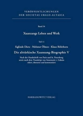 Book cover for Xuanzangs Leben Und Werk. Teil 11