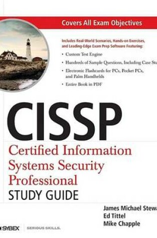 Cover of Cissp: Certified Information Systems Security Professional Study Guide