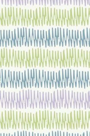 Cover of Colorful Chevron Waves - Lined Notebook with Margins - 5x8