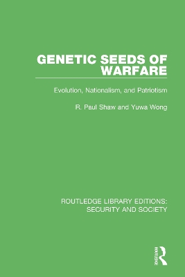 Cover of Genetic Seeds of Warfare