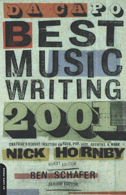 Book cover for Da Capo Best Music Writing 2001