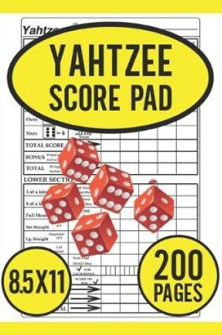 Cover of Yahtzee Score Pad