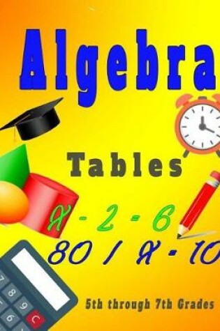 Cover of Algebra Tables for 5th Through 7th Grades