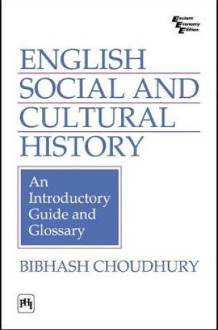 Cover of English Social And Cultural History