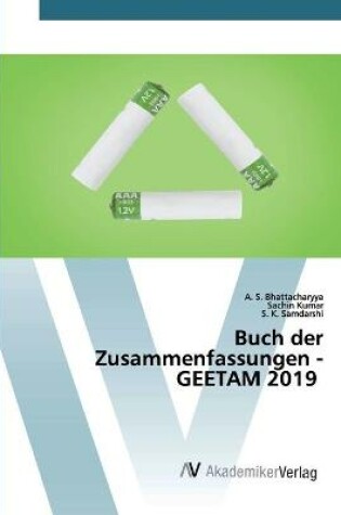 Cover of Buch der Zusammenfassungen - GEETAM 2019