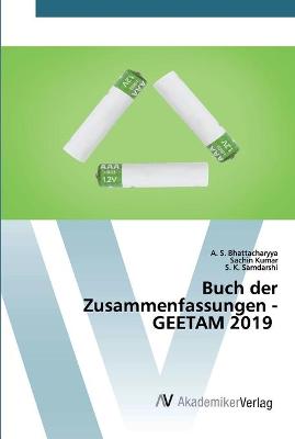 Book cover for Buch der Zusammenfassungen - GEETAM 2019