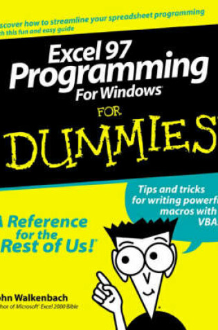 Cover of Excel 97 Programming for Windows For Dummies