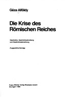 Book cover for Die Krise Des Romischen Reiches