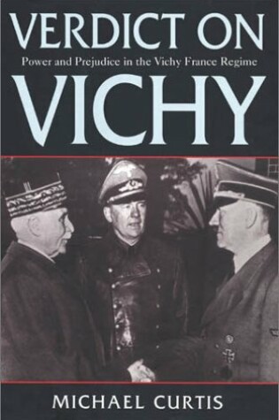 Cover of Verdict on Vichy