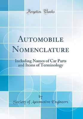 Book cover for Automobile Nomenclature