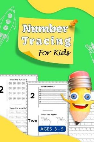 Cover of Number Tracing For Kids