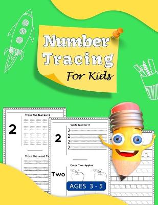 Book cover for Number Tracing For Kids
