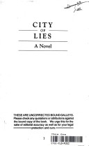 Book cover for City of Lies