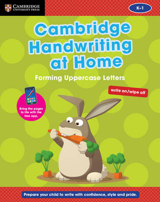 Book cover for Cambridge Handwriting at Home: Forming Uppercase Letters