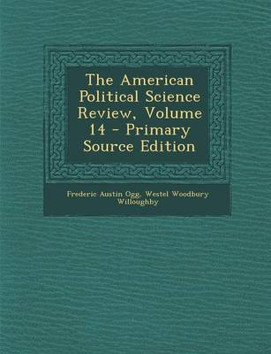Book cover for The American Political Science Review, Volume 14 - Primary Source Edition