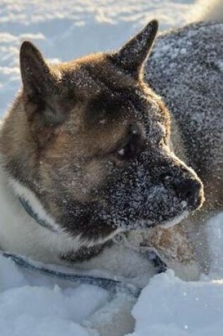 Cover of Akita Dog in the Snow Journal