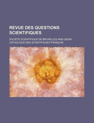 Book cover for Revue Des Questions Scientifiques (35-36)